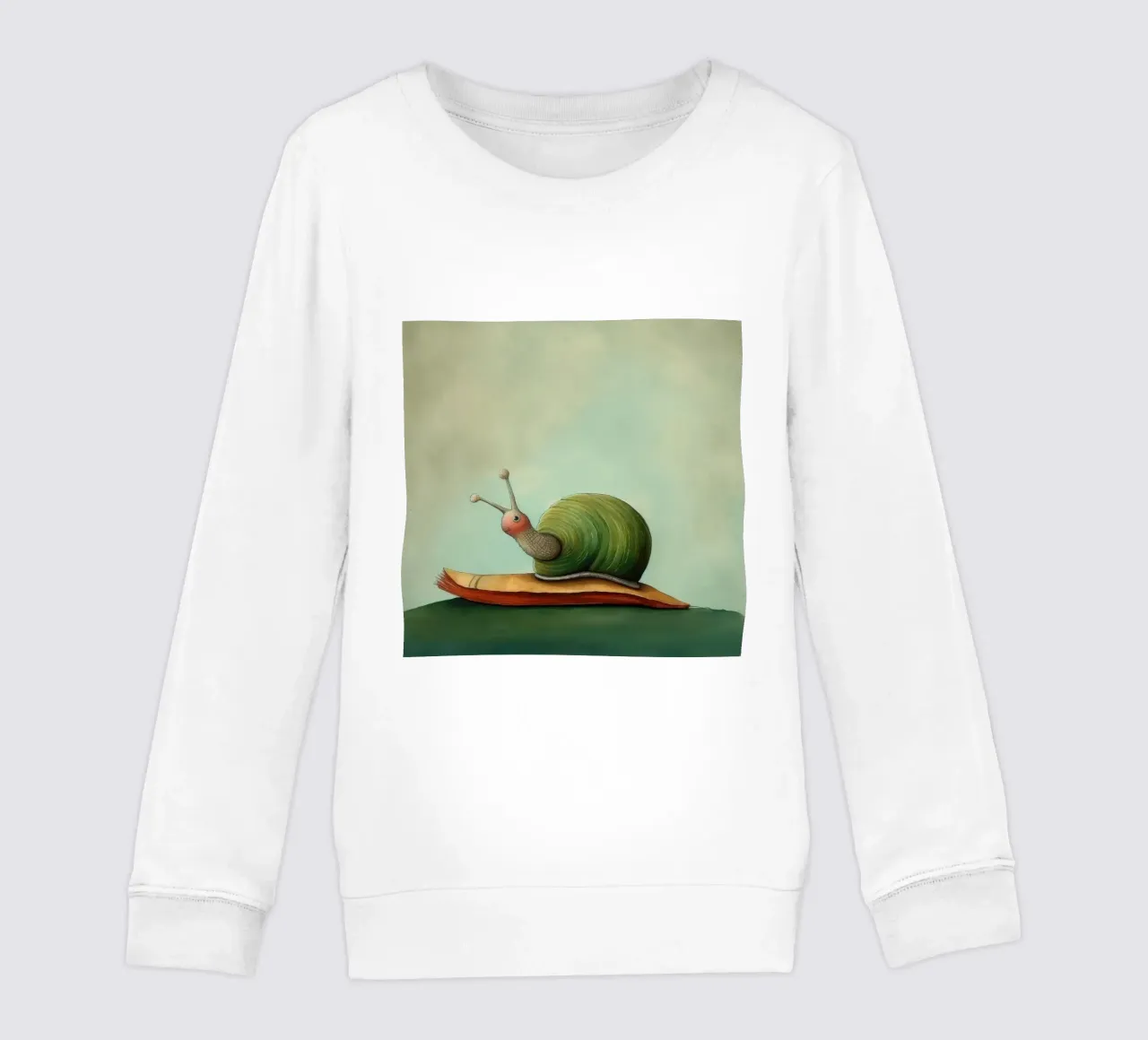 Lumaca minima 4 felpa bambino da Minimal Animal Art