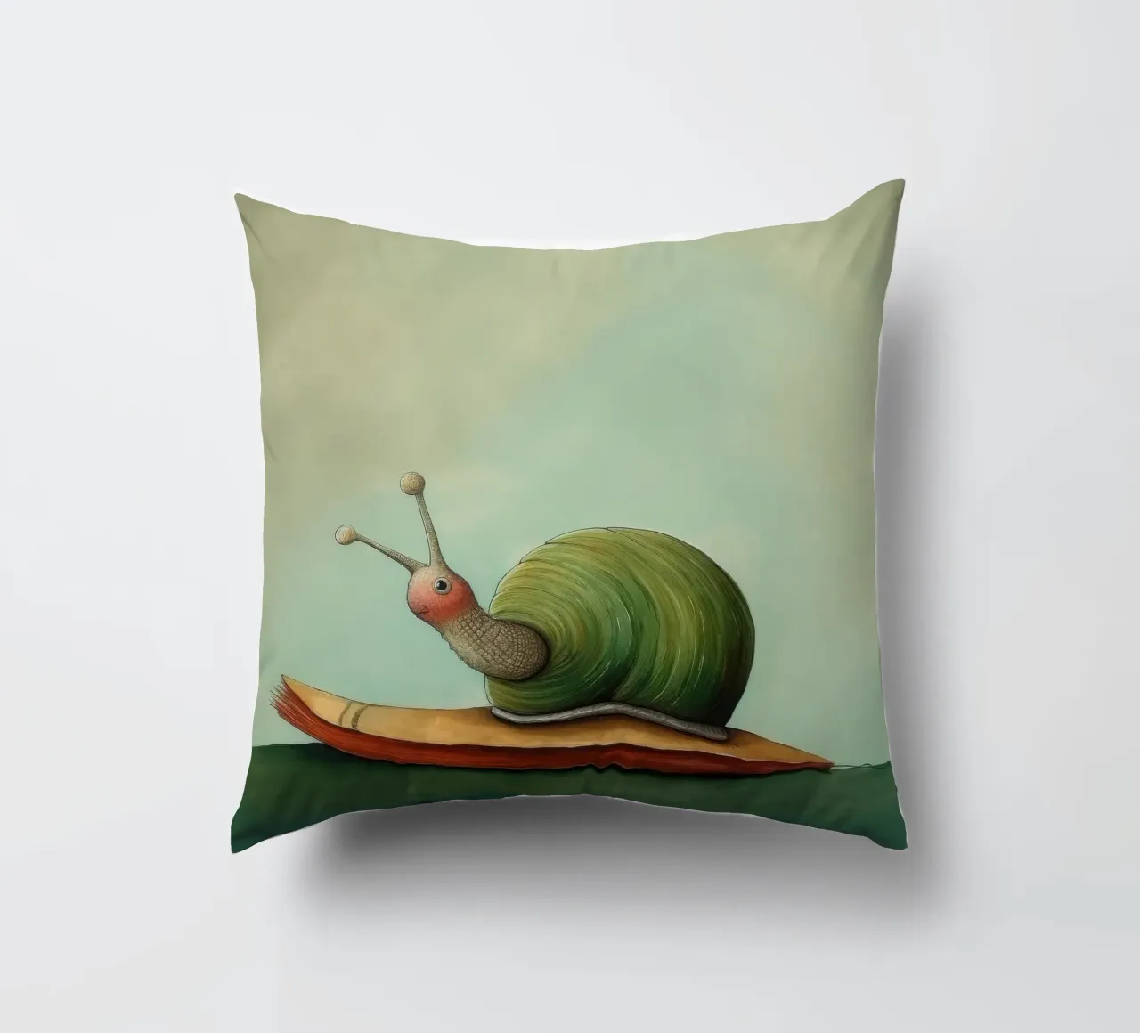 Lumaca minima 4 cuscino da Minimal Animal Art