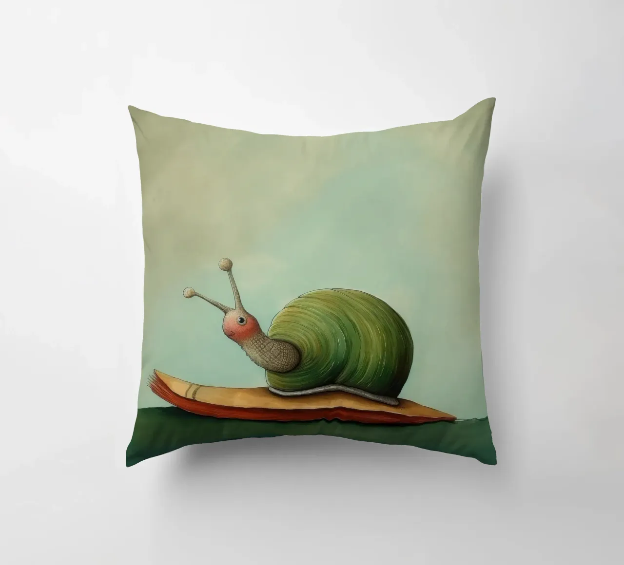 Lumaca minima 4 cuscino da Minimal Animal Art