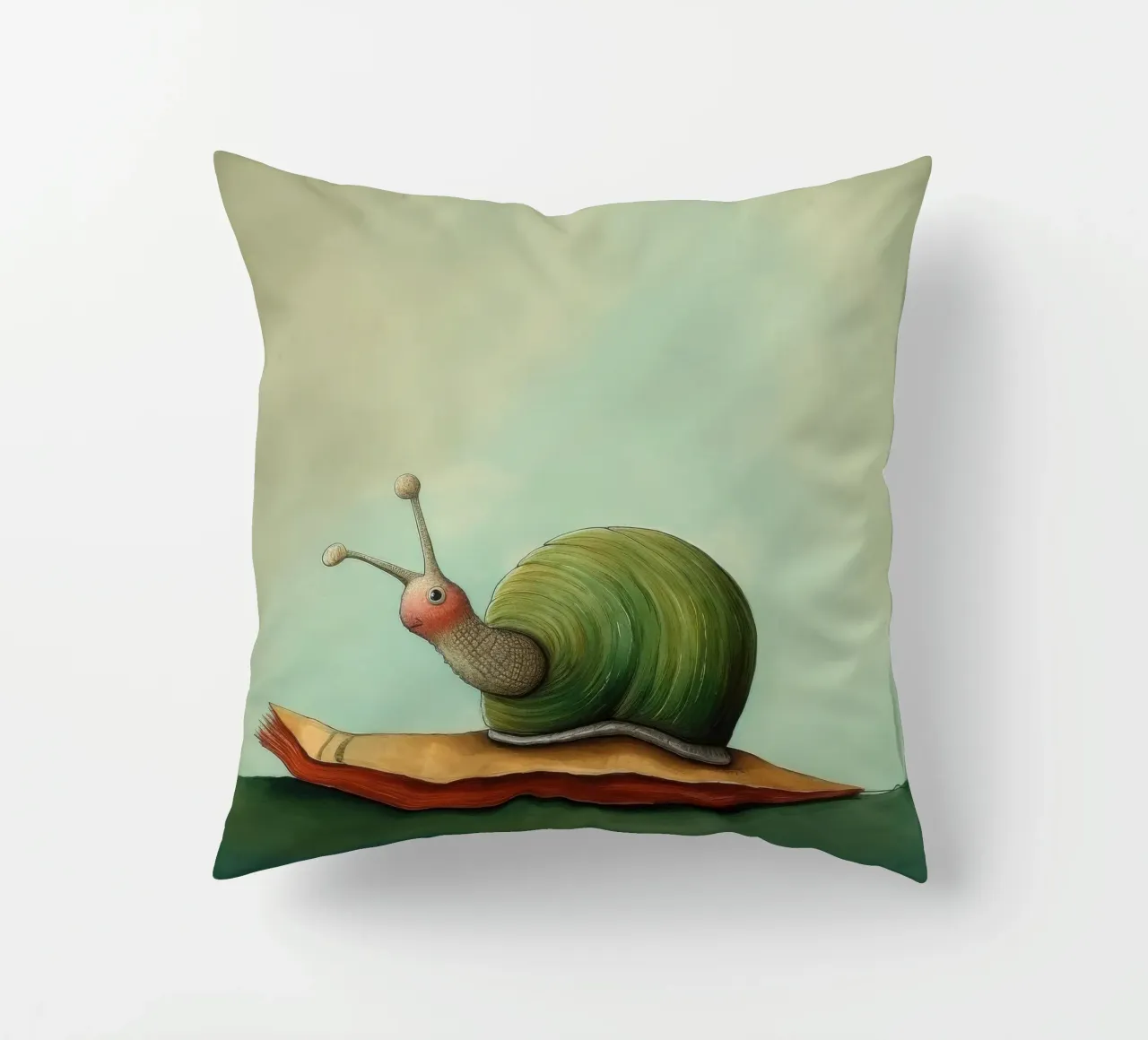 Lumaca minima 4 cuscino da Minimal Animal Art