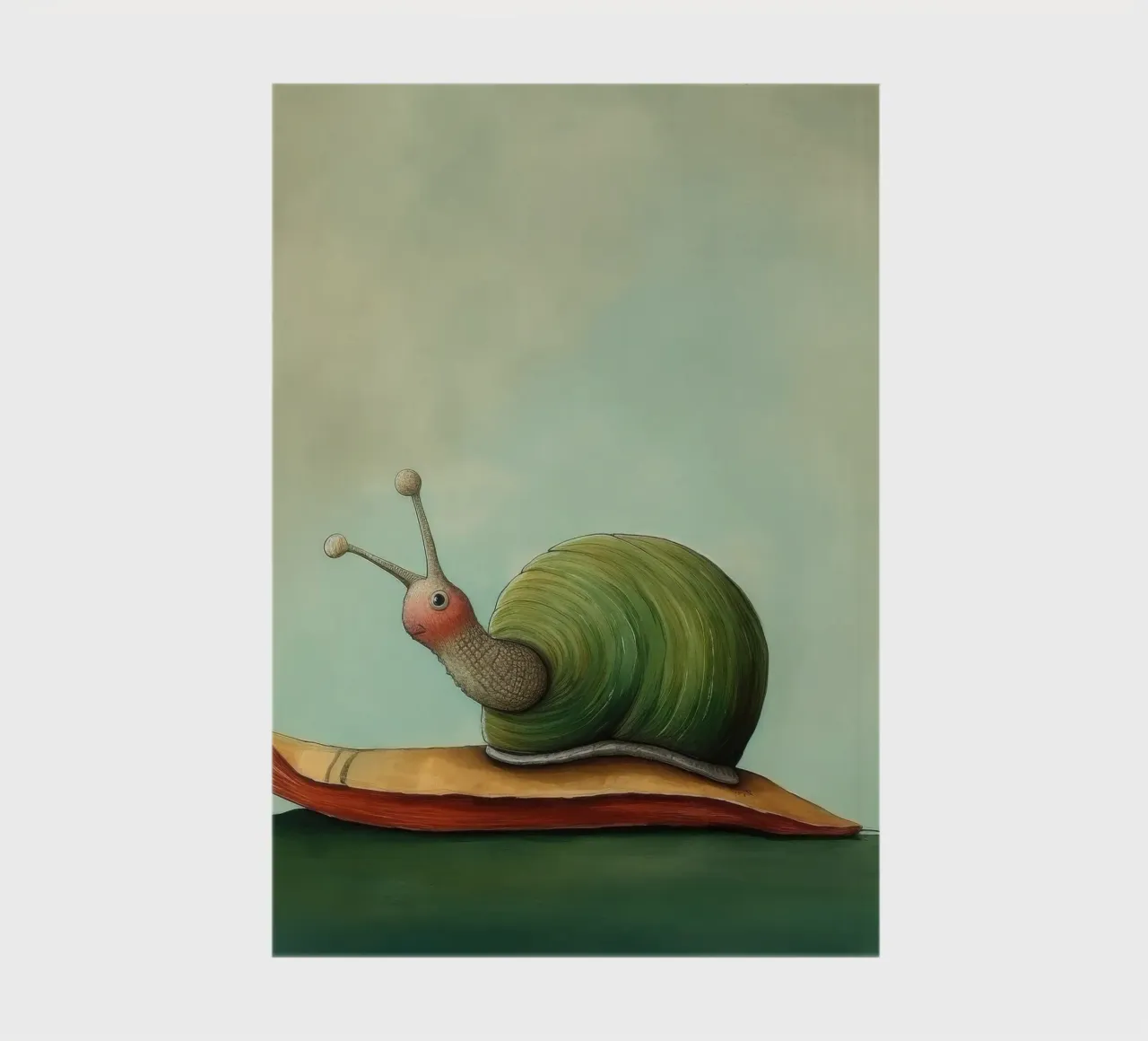 Lumaca minima 4 diario da Minimal Animal Art
