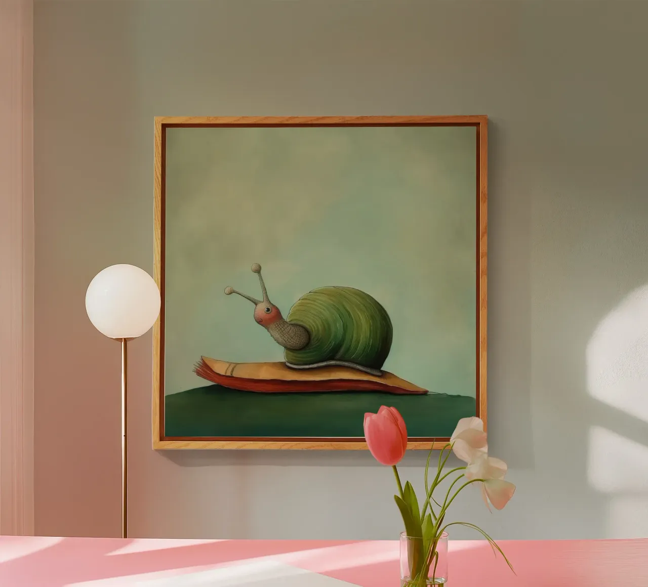 Lumaca minima 4 plexiglass da Minimal Animal Art