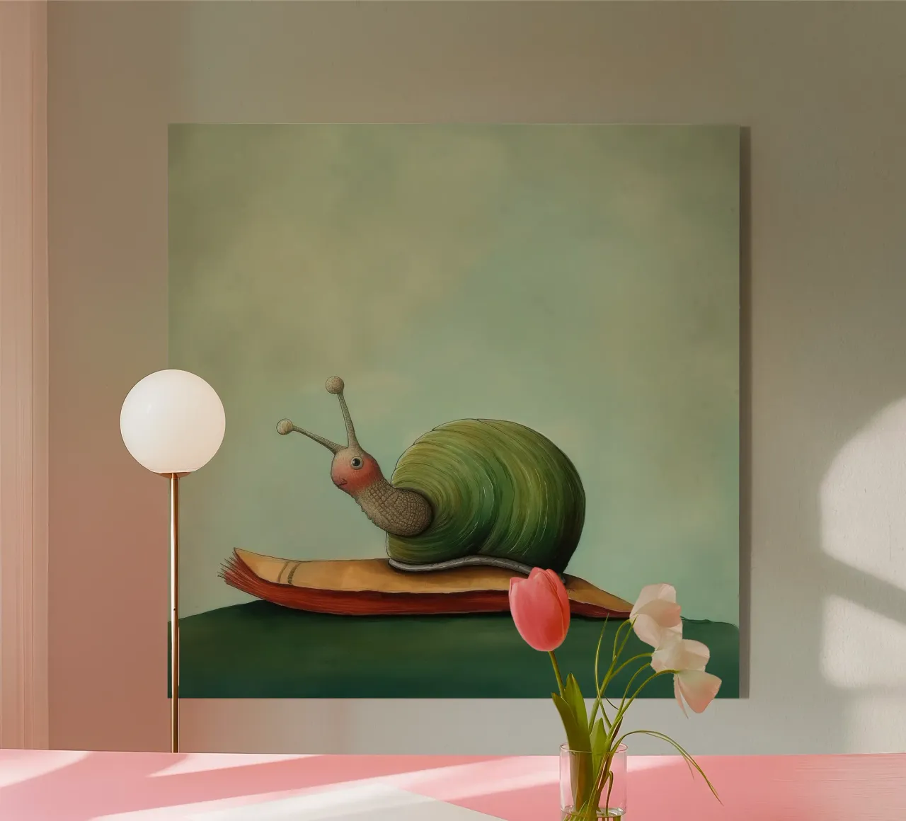 Lumaca minima 4 plexiglass da Minimal Animal Art