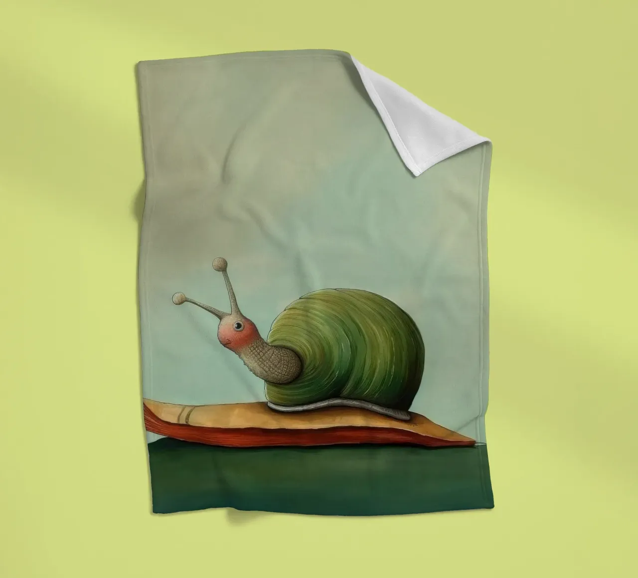 Lumaca minima 4 coperta in pile da Minimal Animal Art