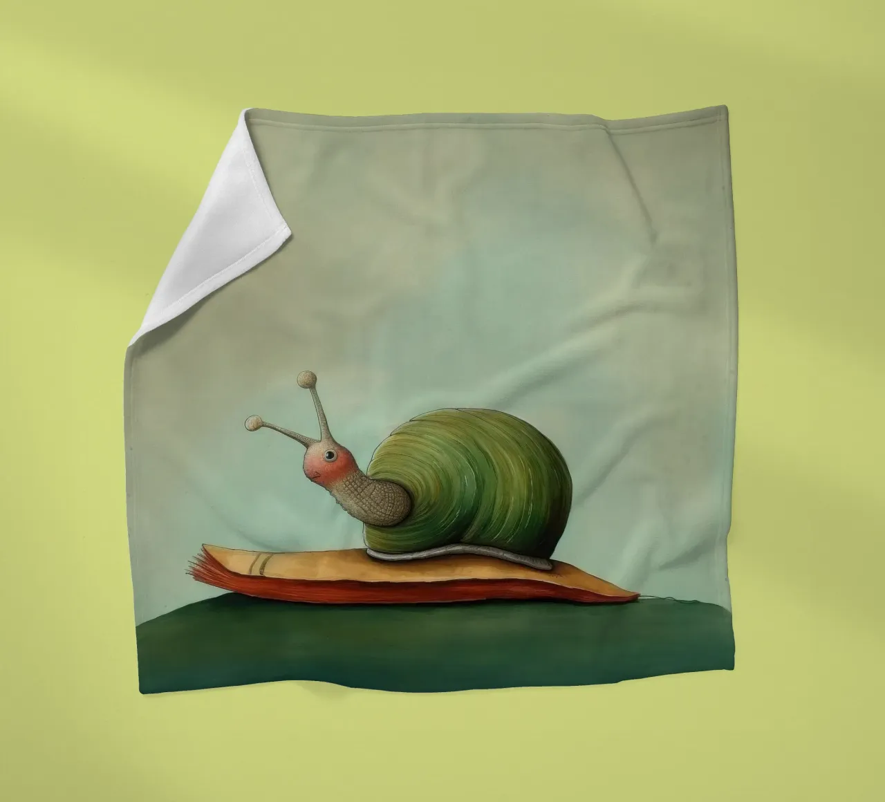 Lumaca minima 4 coperta in pile da Minimal Animal Art