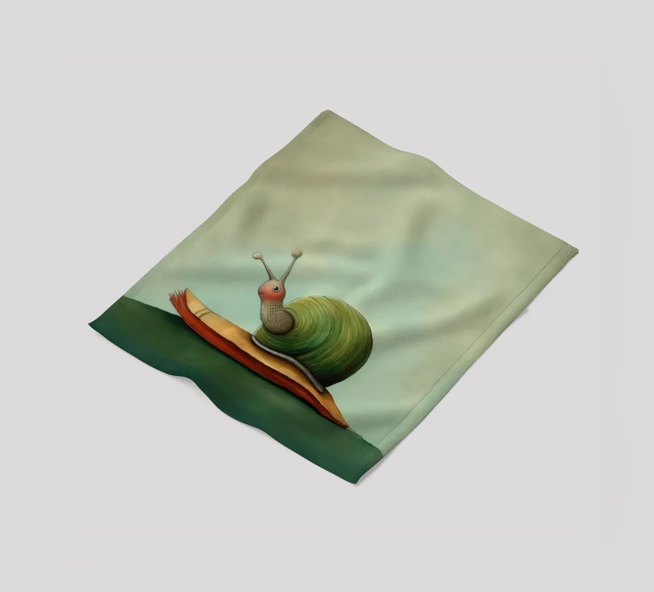 Lumaca minima 4 coperta in pile da Minimal Animal Art