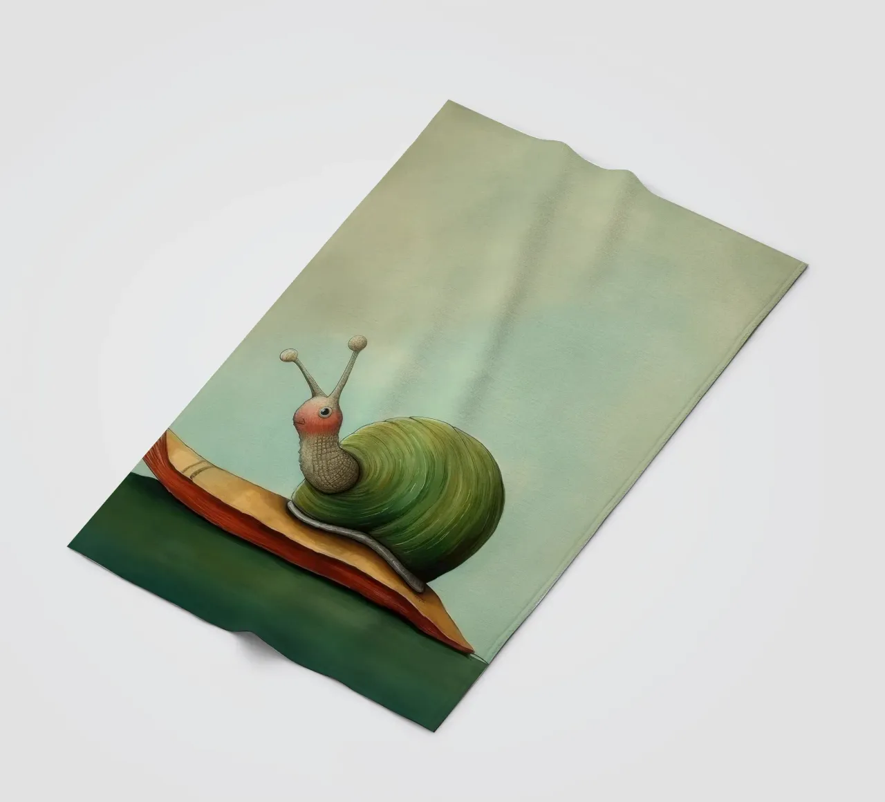 Lumaca minima 4 coperta in pile da Minimal Animal Art