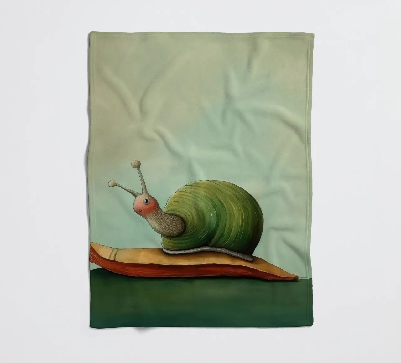 Lumaca minima 4 coperta in pile da Minimal Animal Art