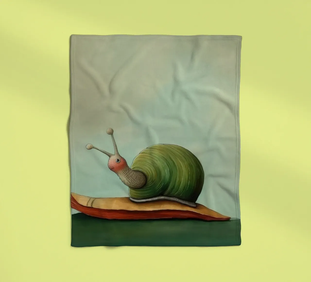 Lumaca minima 4 coperta in pile da Minimal Animal Art