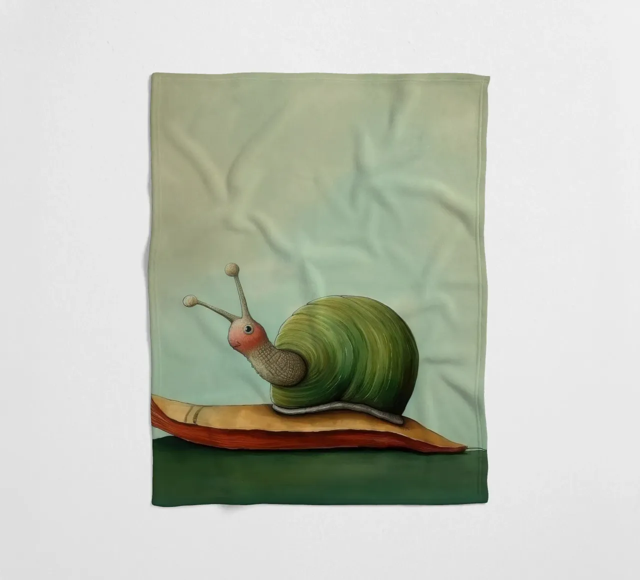 Lumaca minima 4 coperta in pile da Minimal Animal Art