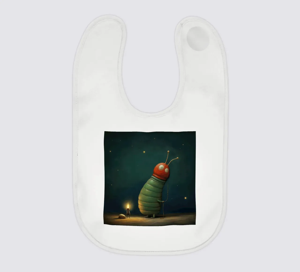 Lumaca minima 1 bavaglino da Minimal Animal Art