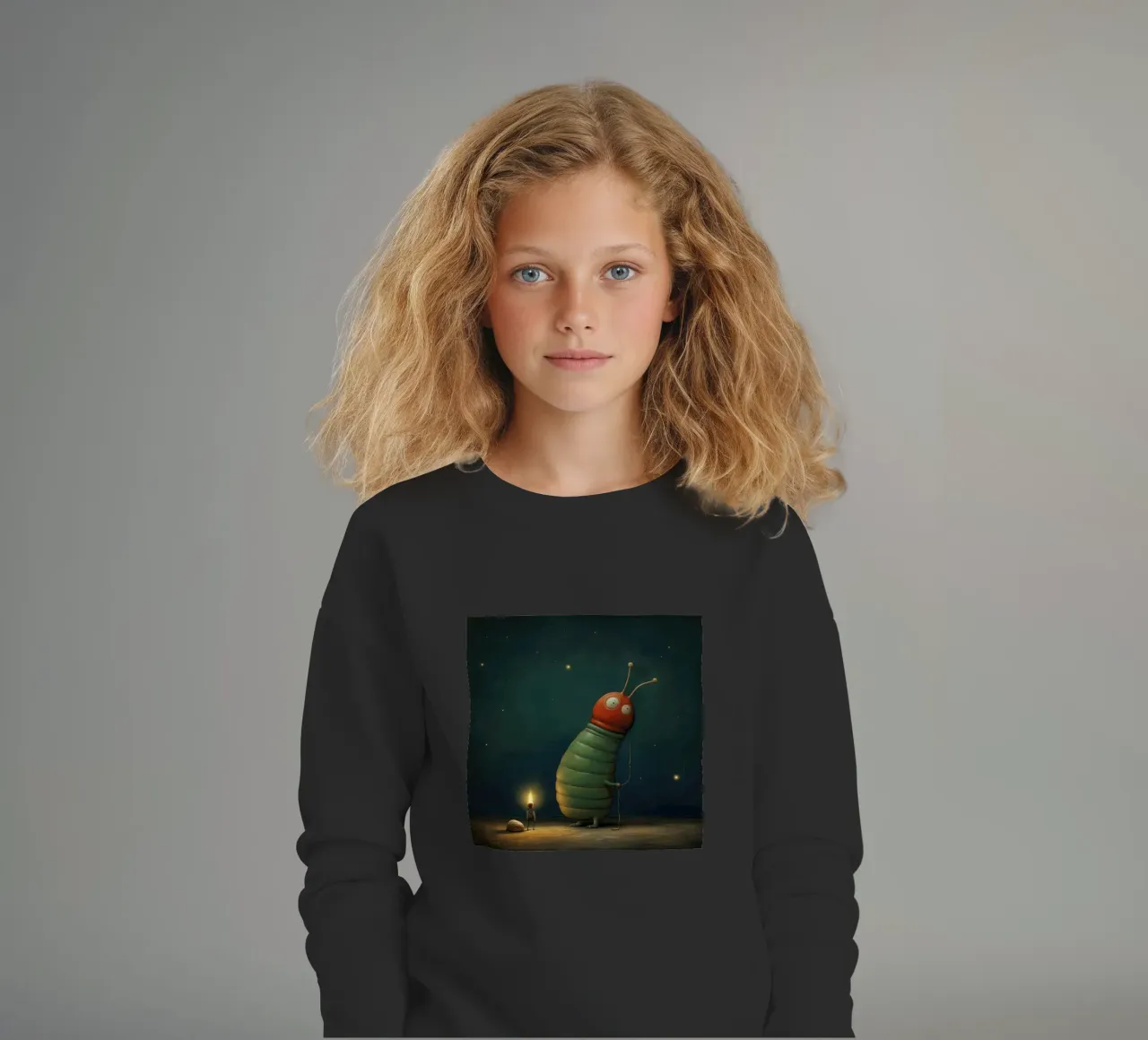 Lumaca minima 1 felpa bambino da Minimal Animal Art