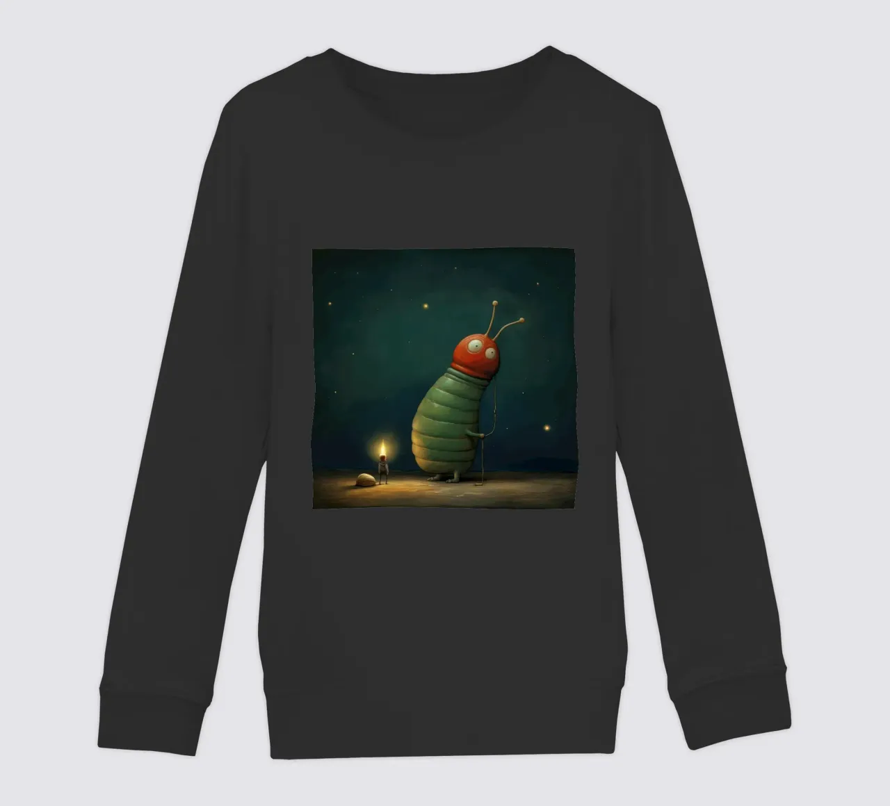 Lumaca minima 1 felpa bambino da Minimal Animal Art