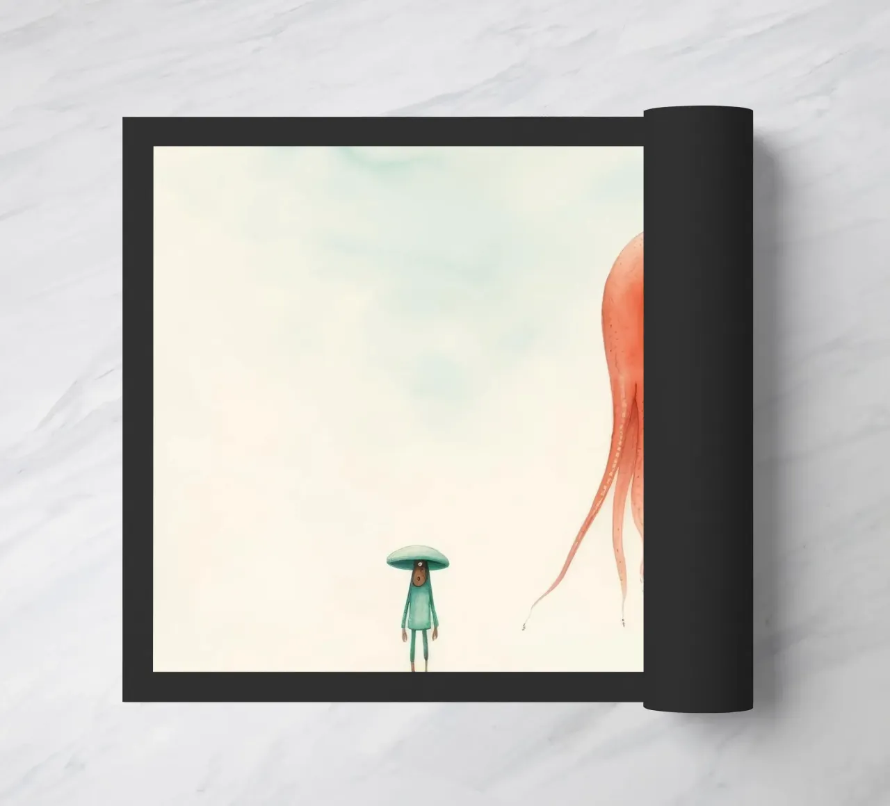 Calamaro minimo 2 zerbino da Minimal Animal Art