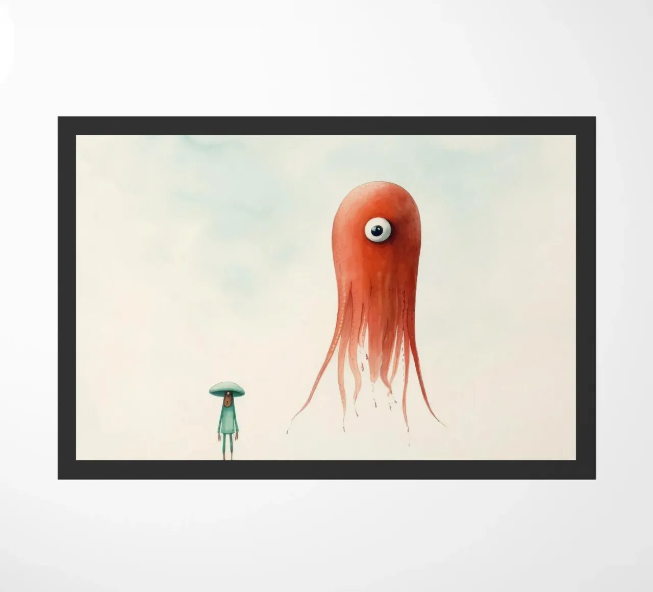 Calamaro minimo 2 zerbino da Minimal Animal Art