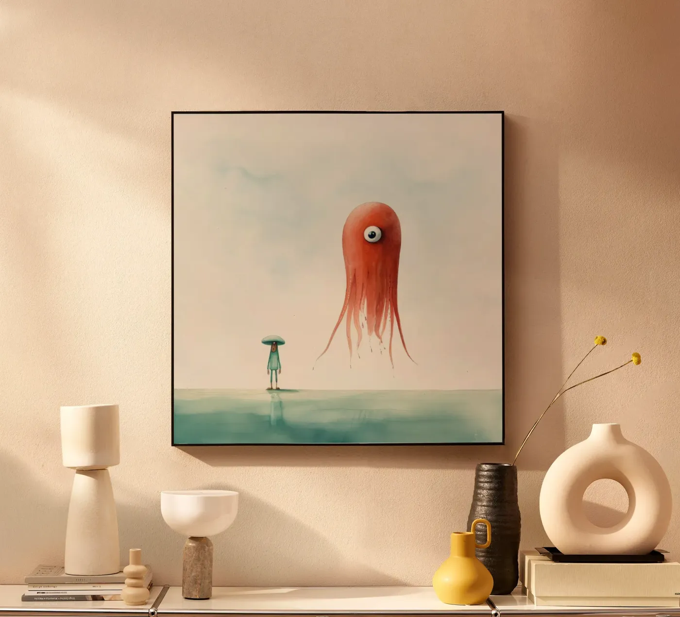 Minimo Squid pannello forex da Minimal Animal Art
