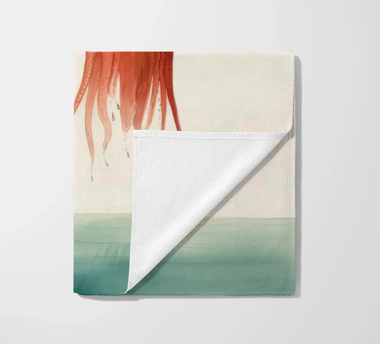 Minimo Squid telo mare da Minimal Animal Art