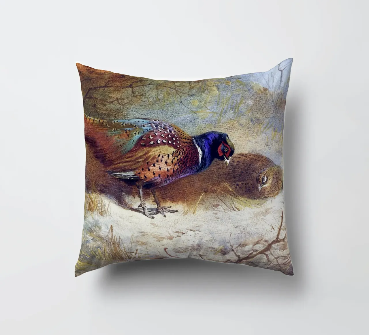 Pheasants cuscino da apoloprints