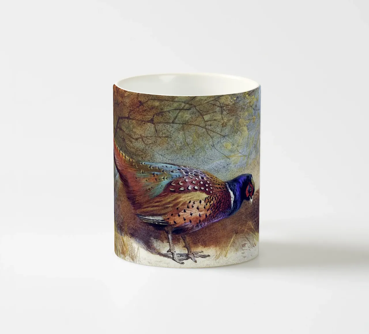 Pheasants tazza in ceramica da apoloprints