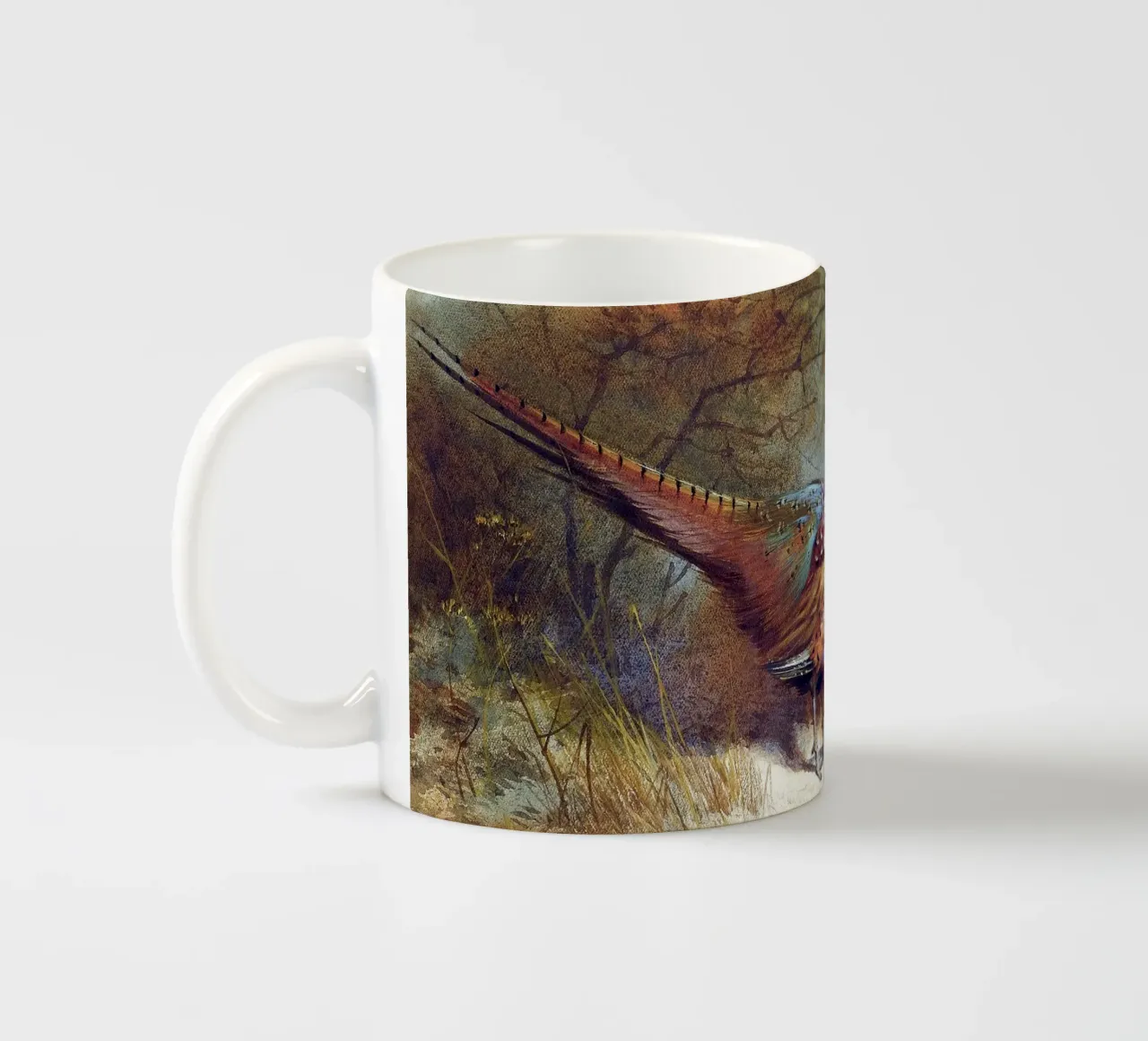 Pheasants tazza in ceramica da apoloprints