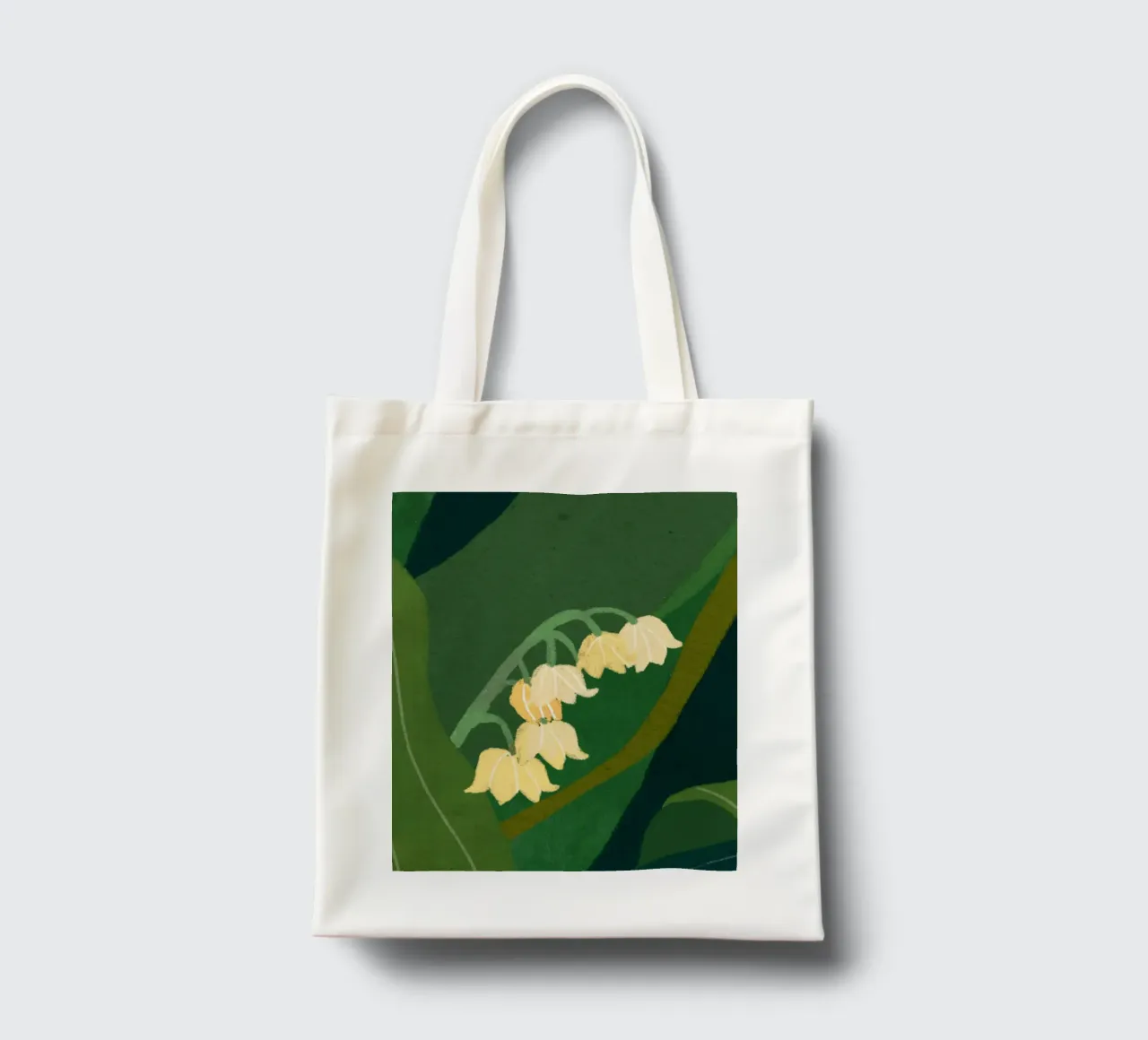 Lily of the valley borsa in juta da GigiRosado