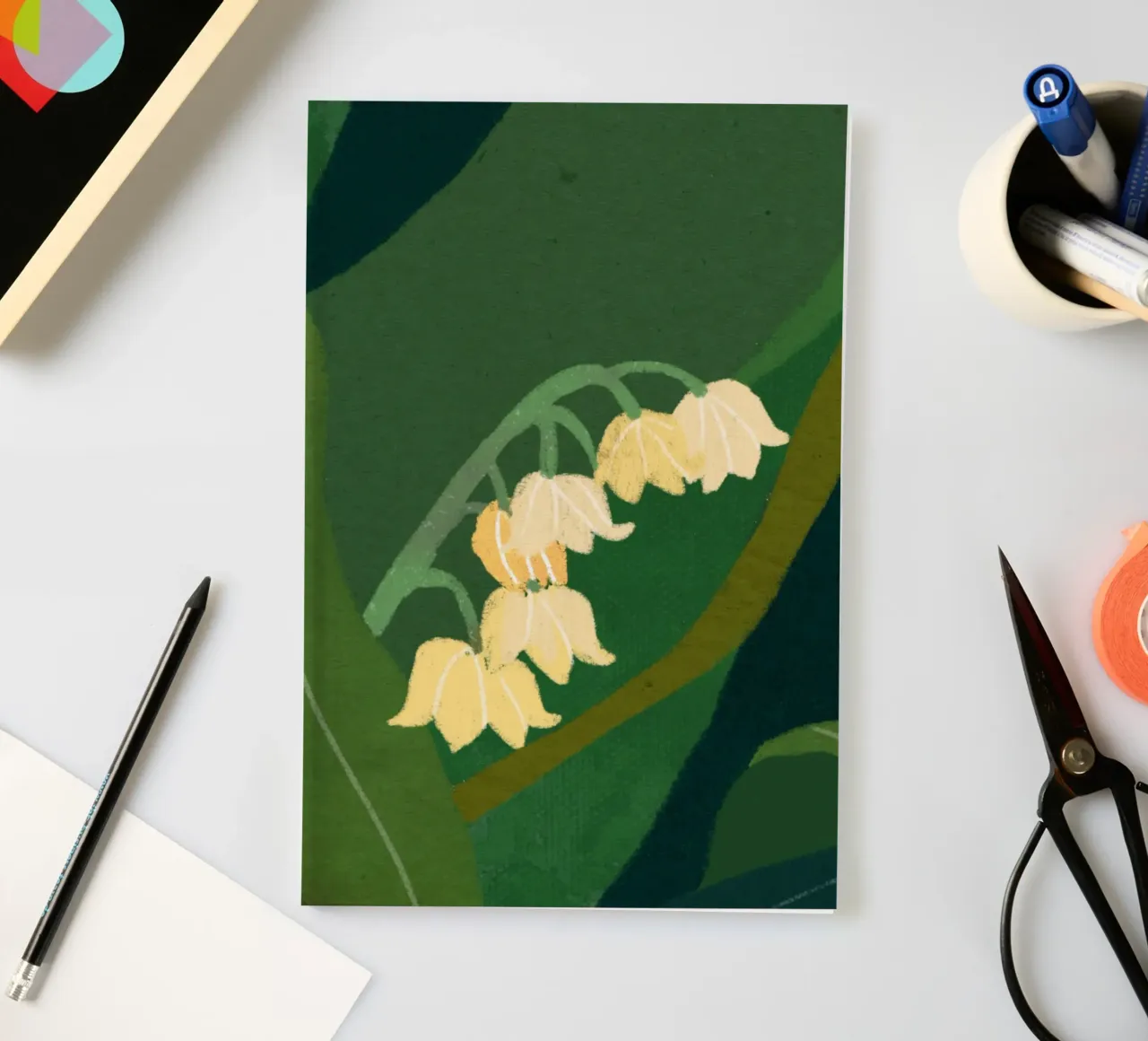 Lily of the valley notebook by GigiRosado