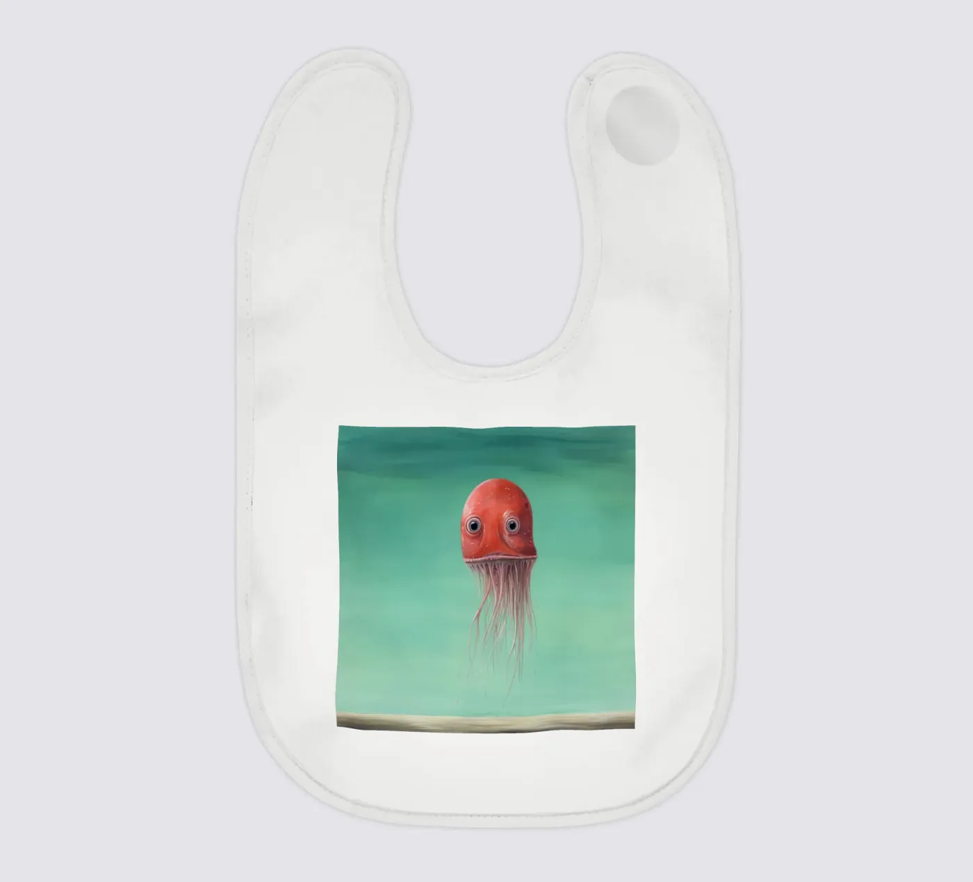 Minimal Squid Babylätzchen von Minimal Animal Art