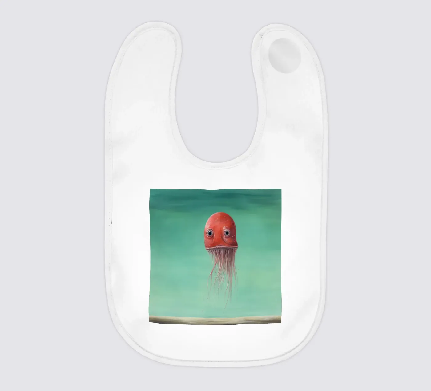 Minimal Squid Babylätzchen von Minimal Animal Art