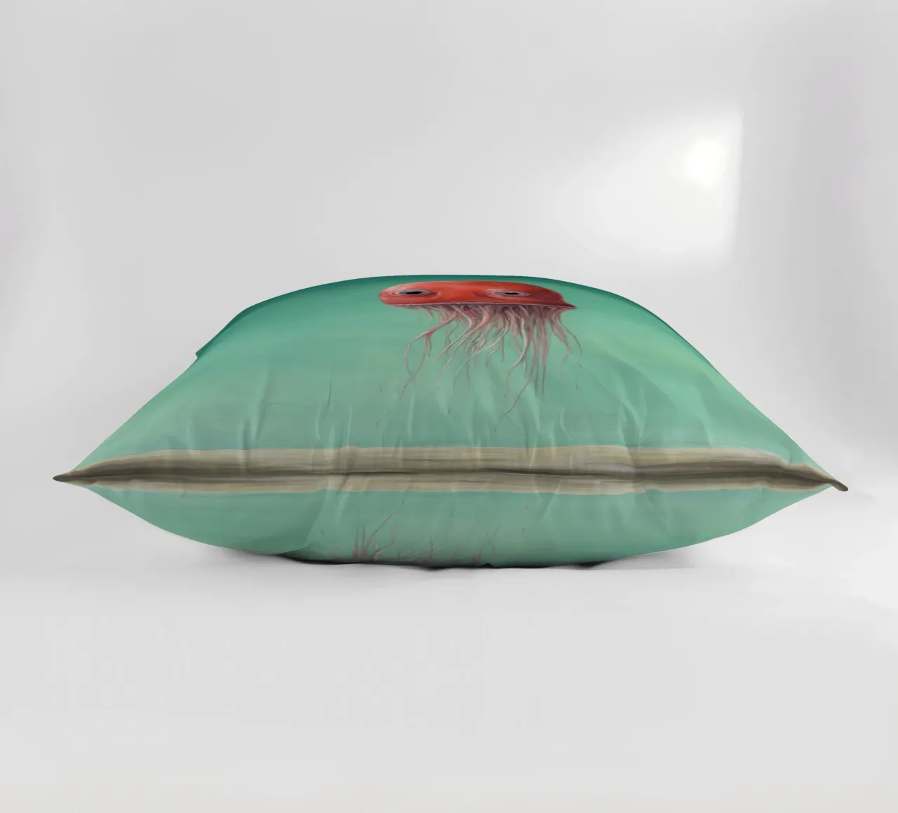 Calamaro minimo 3 cuscino da Minimal Animal Art