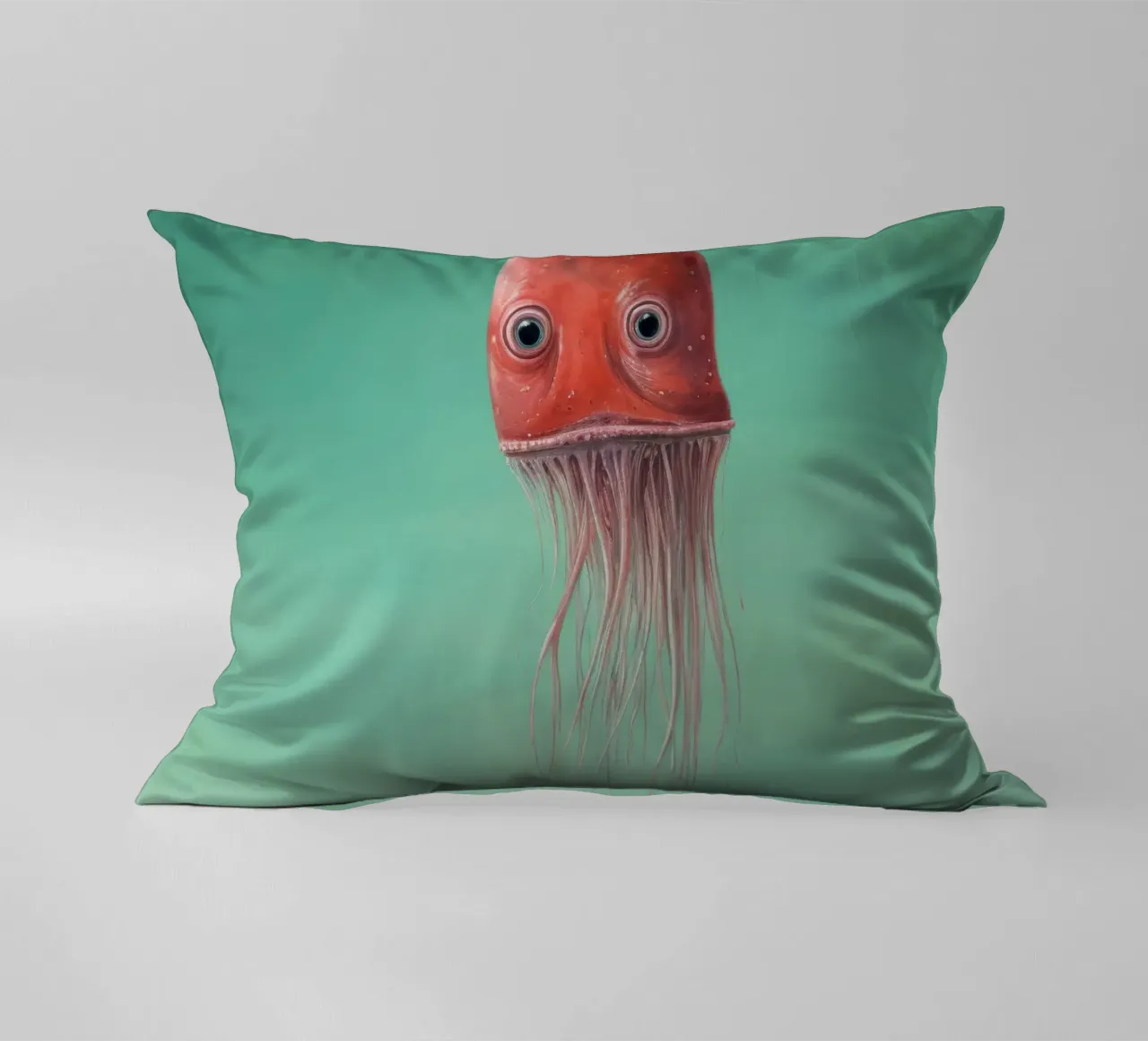 Calamaro minimo 3 cuscino da Minimal Animal Art