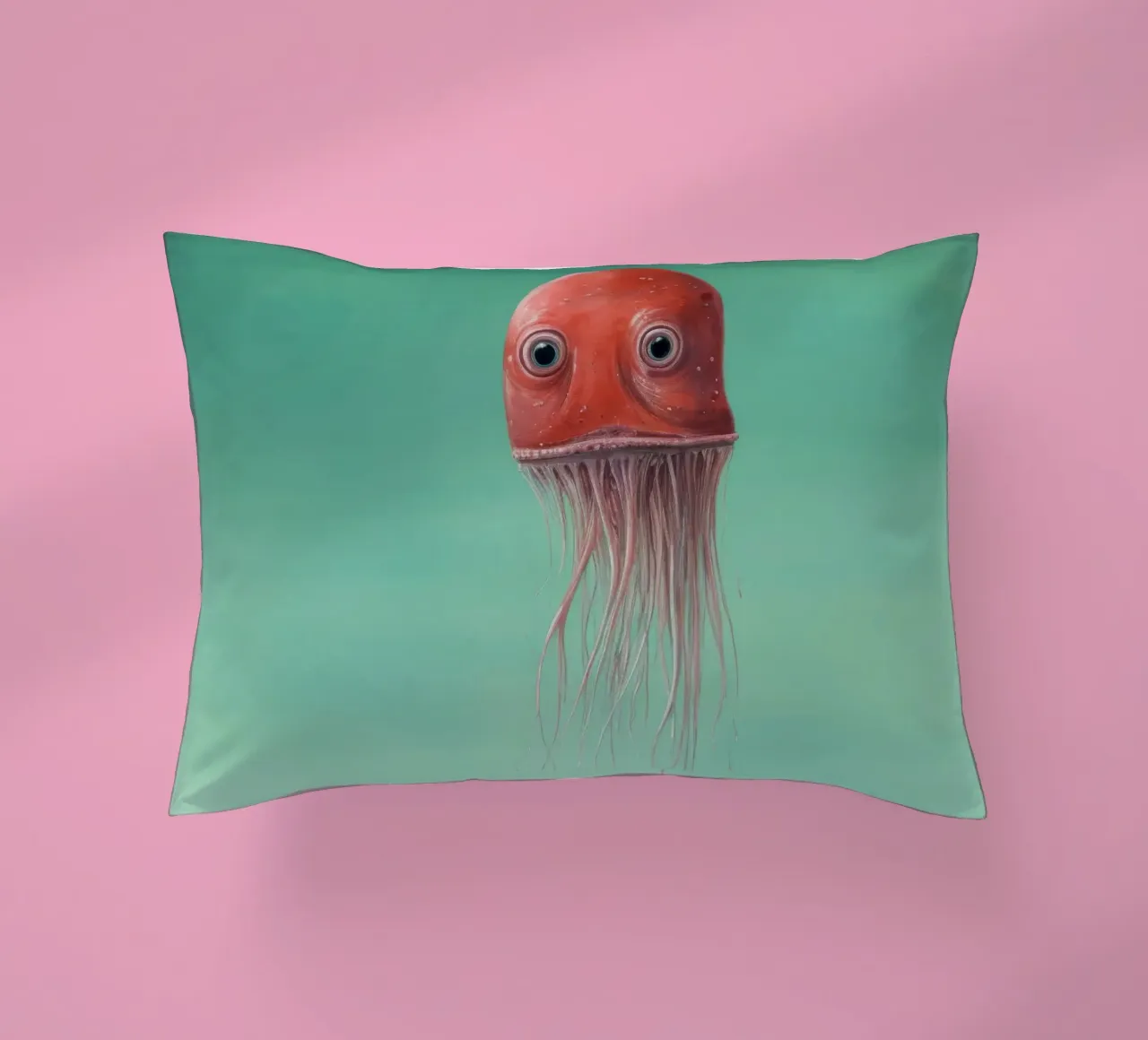 Calamaro minimo 3 cuscino da Minimal Animal Art