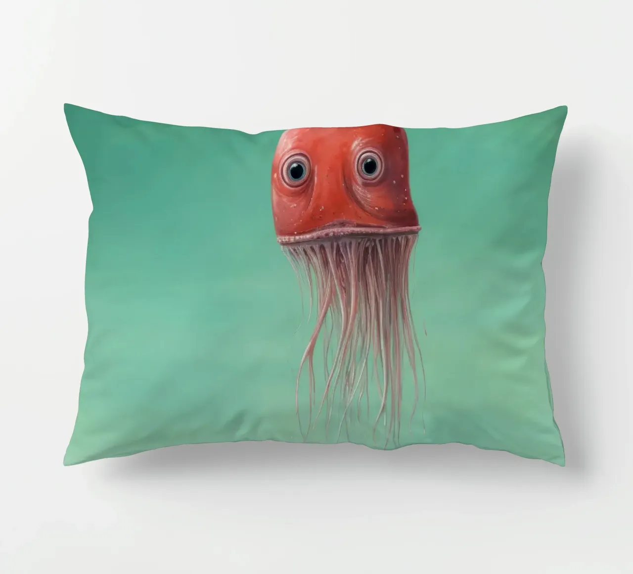 Calamaro minimo 3 cuscino da Minimal Animal Art