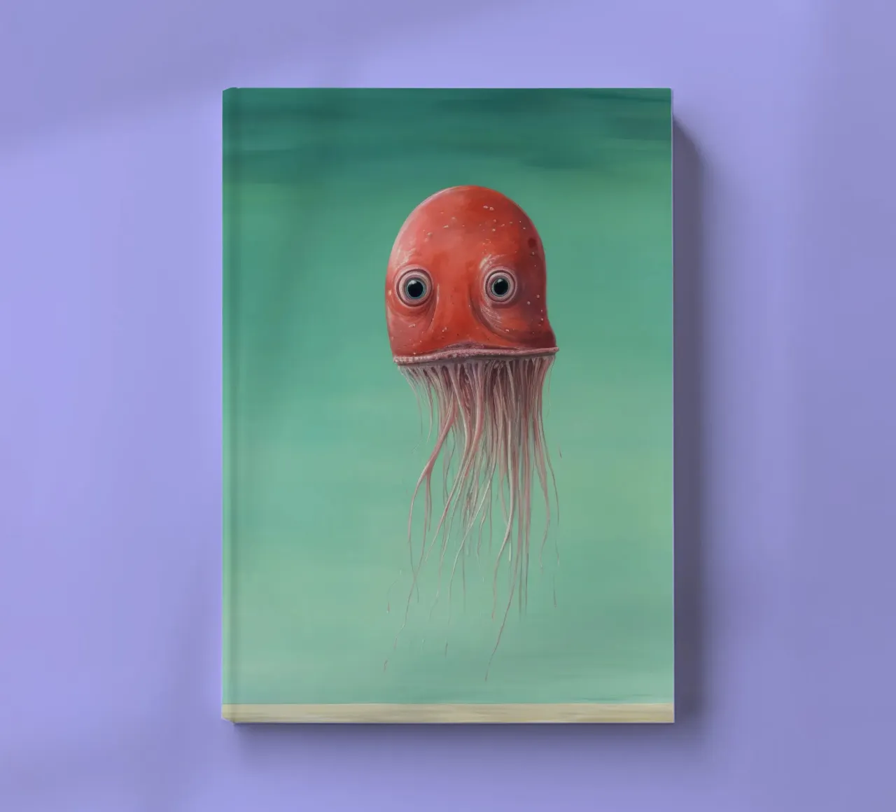 Minimal Squid 3 notebook by Minimal Animal Art
