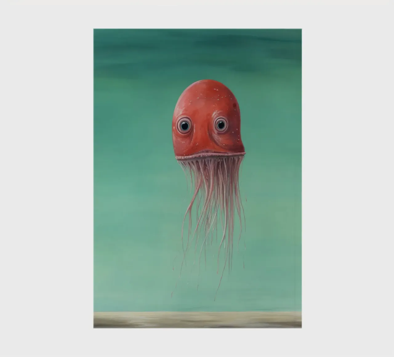 Minimal Squid 3 notebook by Minimal Animal Art