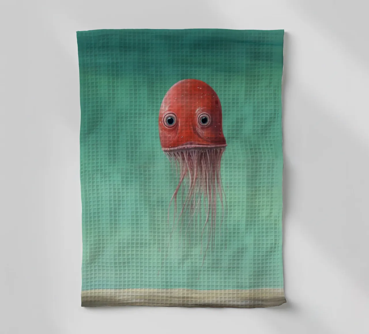 Calmar Minimal 3 torchon de Minimal Animal Art