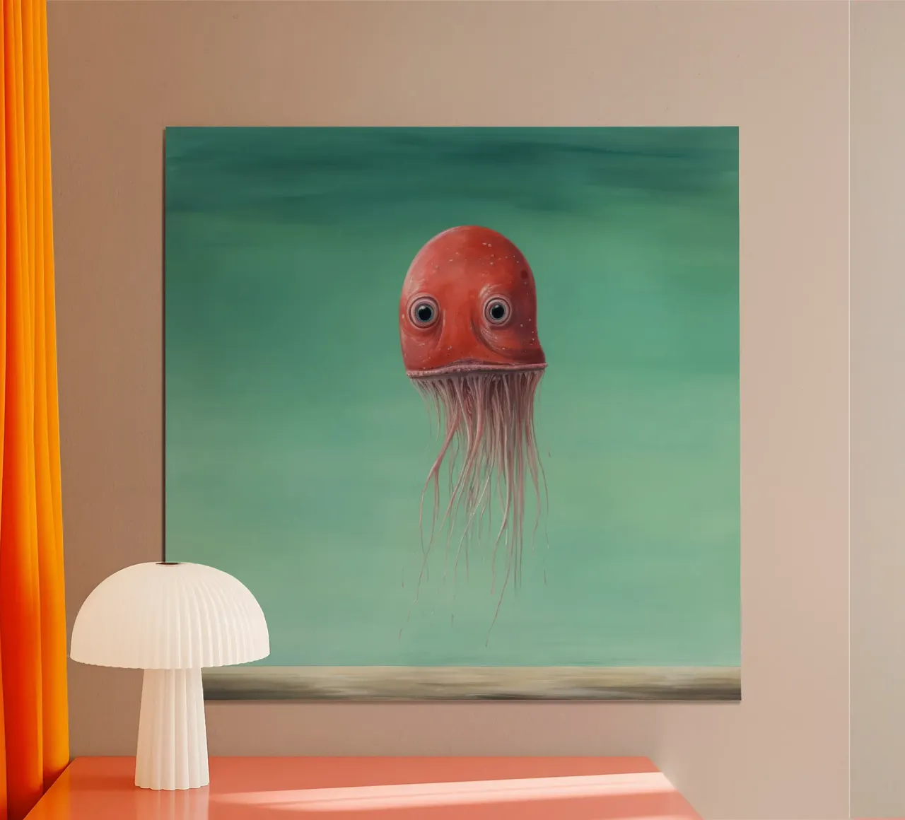 Calamaro minimo 3 carta hahnemühle da Minimal Animal Art