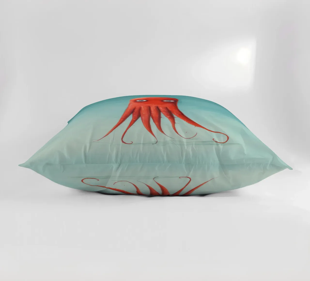 Calamaro minimo 4 cuscino da Minimal Animal Art