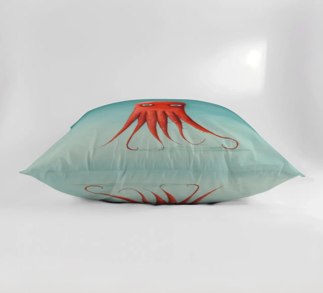 Calamaro minimo 4 cuscino da Minimal Animal Art