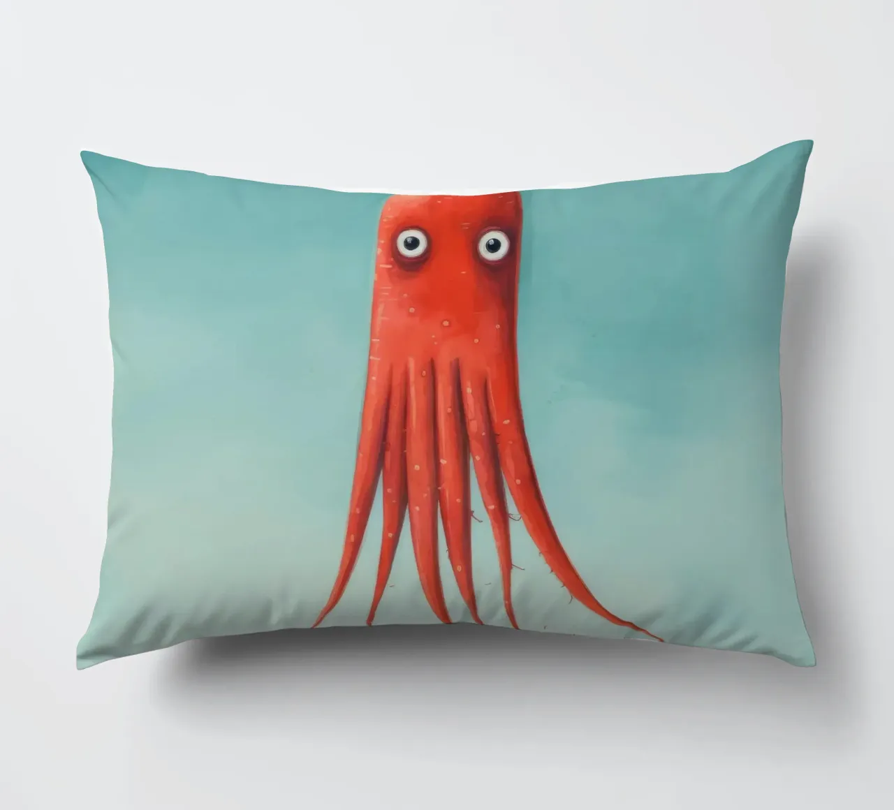 Calamaro minimo 4 cuscino da Minimal Animal Art