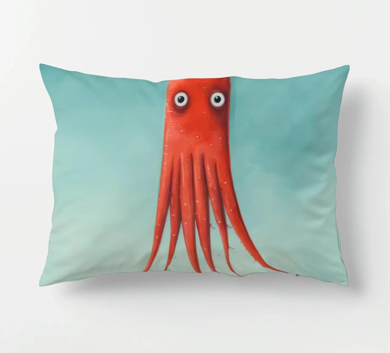 Calamaro minimo 4 cuscino da Minimal Animal Art