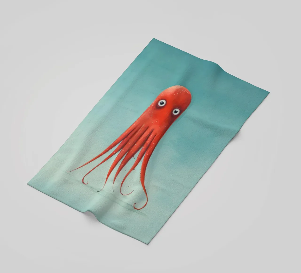 Minimal Squid telo mare da Minimal Animal Art