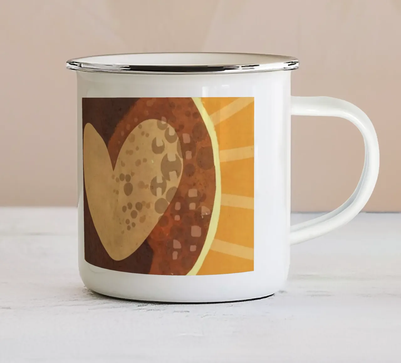 Sunny coffee tazza in smalto da GigiRosado
