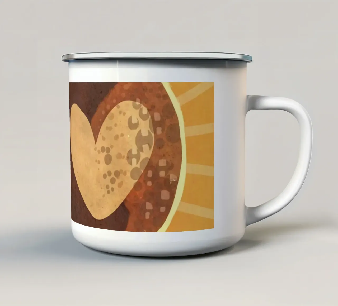 Sunny coffee tazza in smalto da GigiRosado