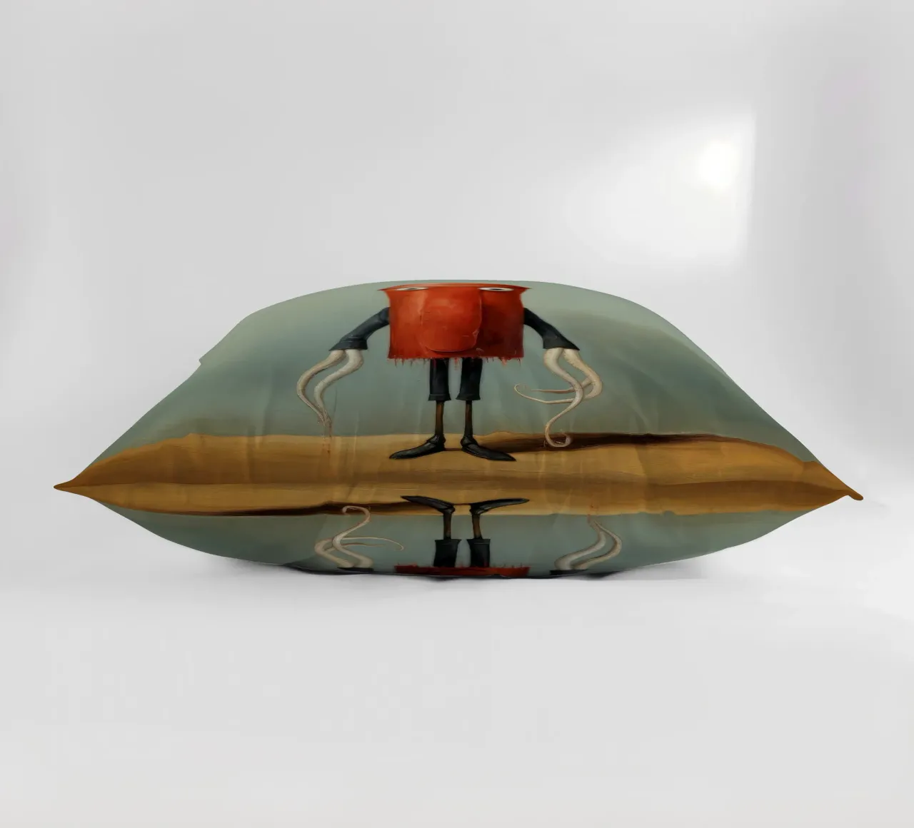 Calamaro minimo 1 cuscino da Minimal Animal Art