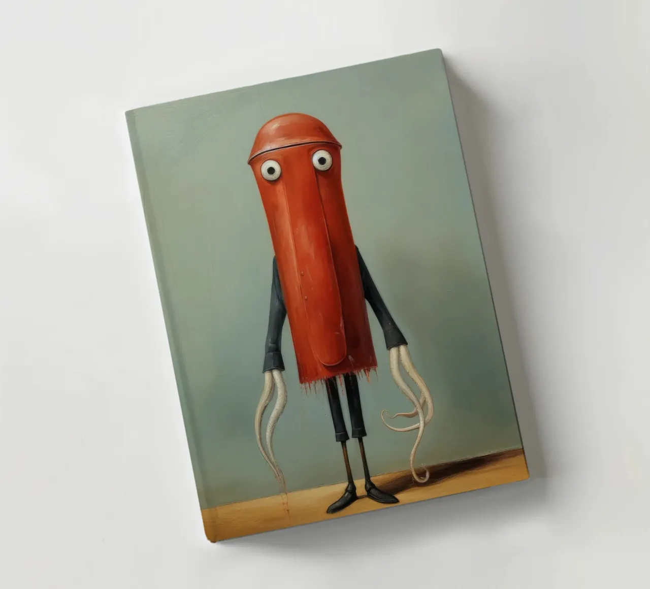 Minimum Squid 1 notebook by Minimal Animal Art