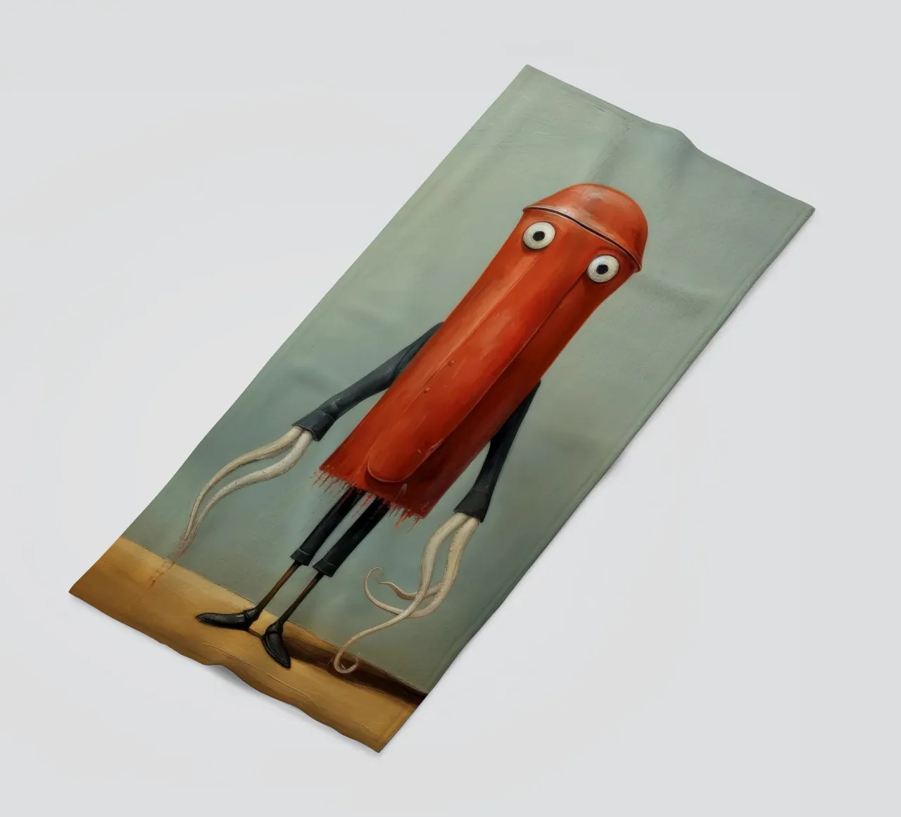 Calamaro minimo 1 telo mare da Minimal Animal Art