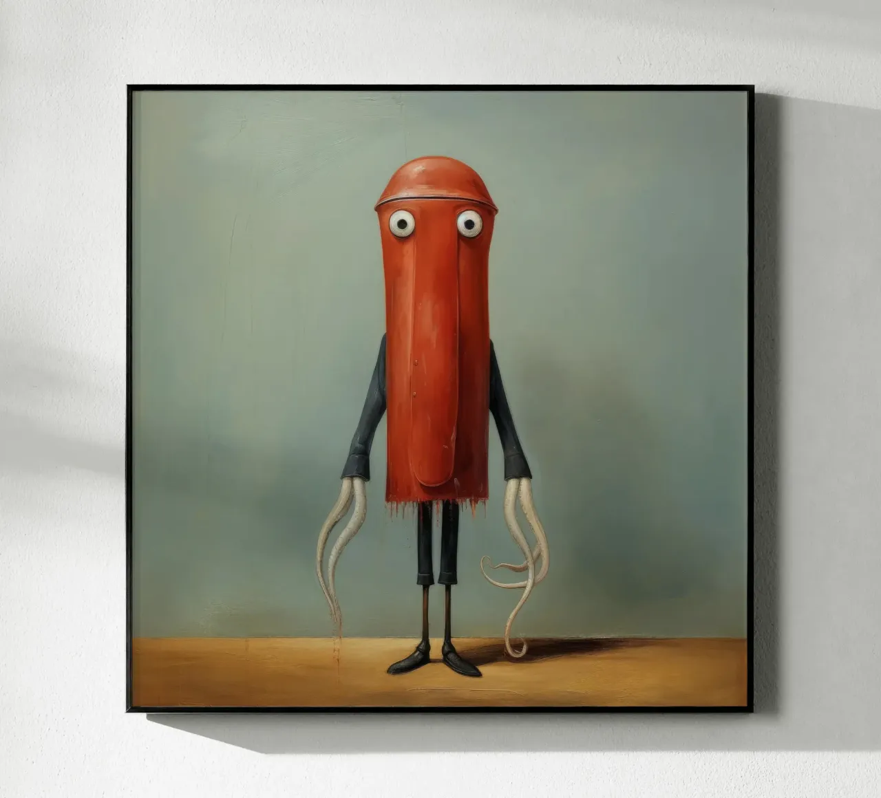 Calamaro minimo 1 plexiglass da Minimal Animal Art