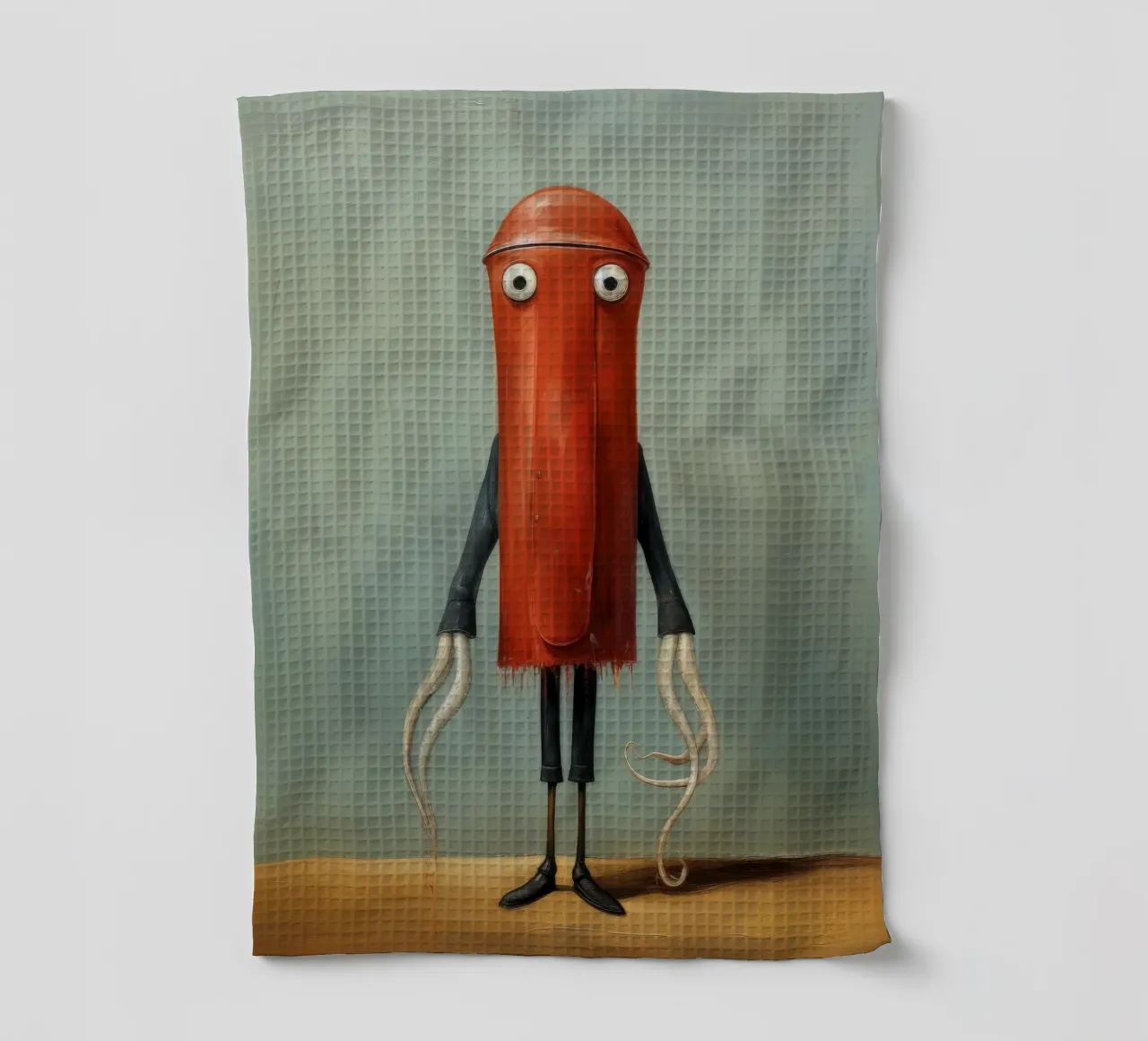 Minimum Calmar 1 torchon de Minimal Animal Art