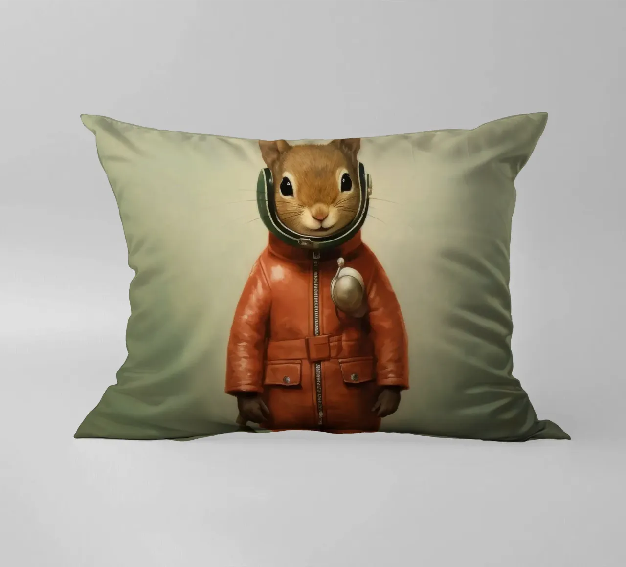 Scoiattolo minimo 3 cuscino da Minimal Animal Art