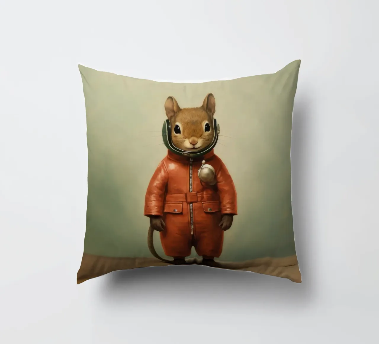 Scoiattolo minimo 3 cuscino da Minimal Animal Art